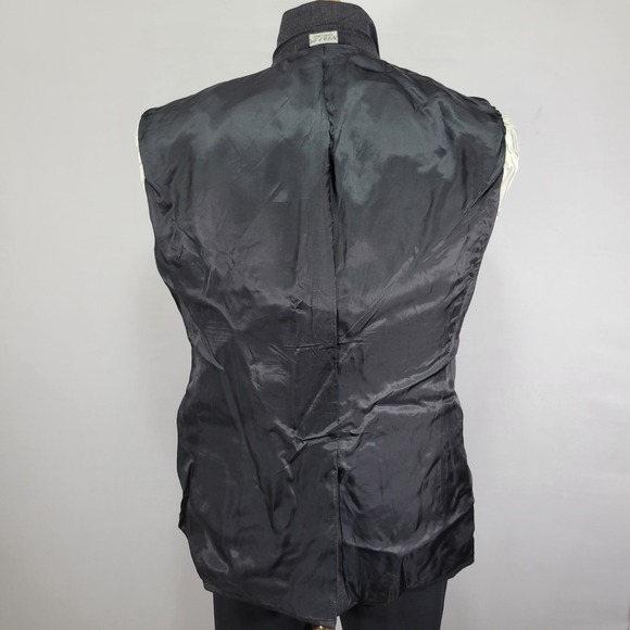 JOS A BANK Men's Sport Coat‎ Blazer Two Button Gordon Charcaol Gray 42R - Picture 12 of 14